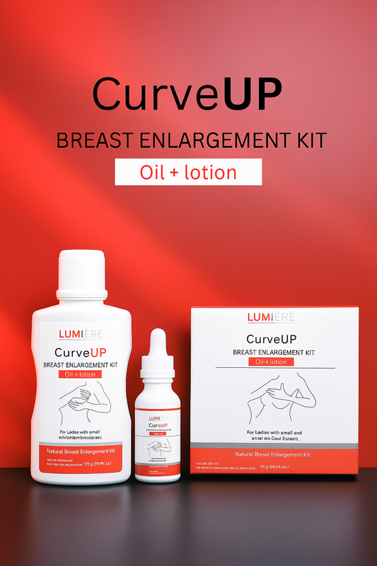 Curve Up Breast Enlargement Kit Oil + Lotion
