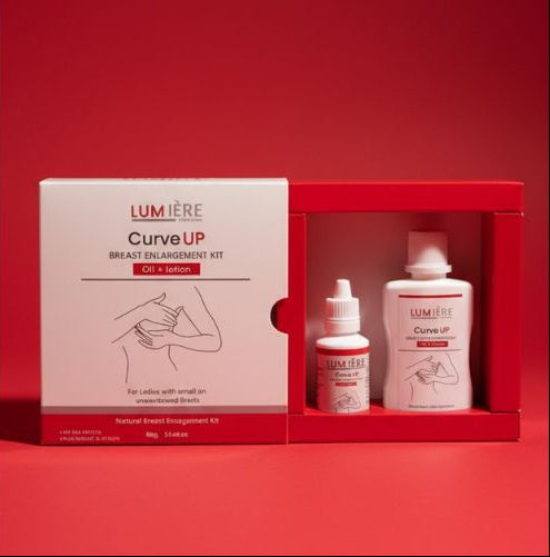 Curve Up Breast Enlargement Kit Oil + Lotion