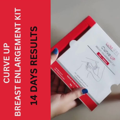 Curve Up Breast Enlargement Kit Oil + Lotion