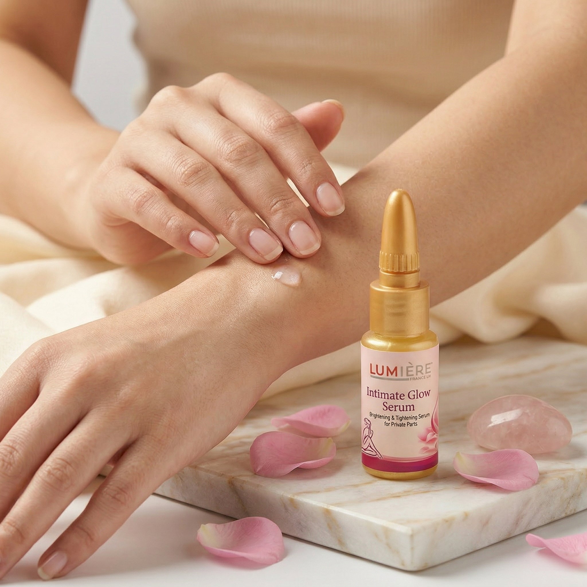 Lumière Intimate Glow Serum – Brightening & Skin Tone Care for Delicate Areas | Smooth & Even Look in 7 Days